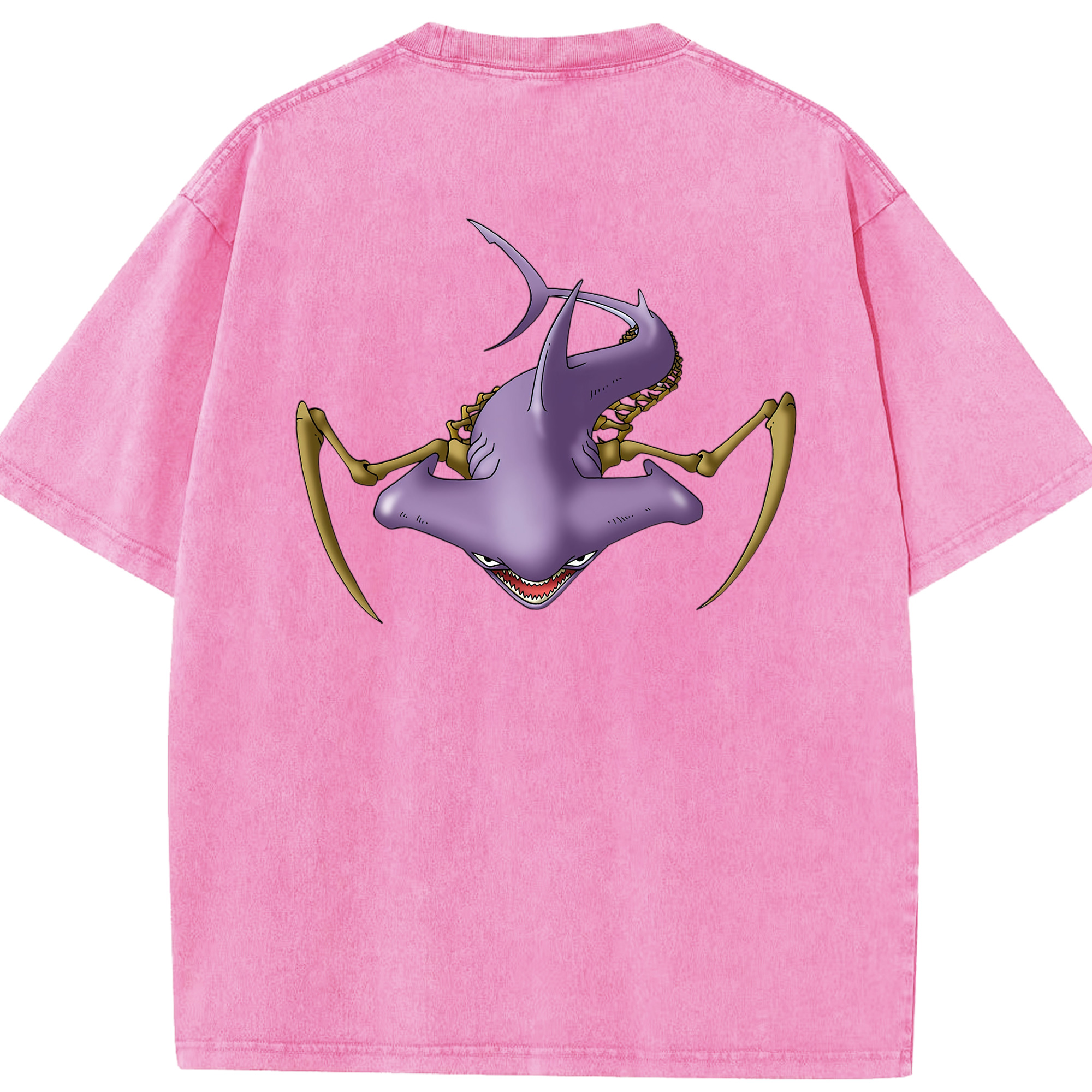 （画像用） ドラゴンクエスト Doragon Kuesuto Dragon Quest 綿100% ヴィンテージ風 半袖Tシャツ（背面プリント）